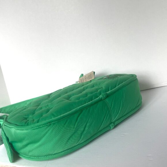 Coach Coachtopia Loop Ergo Bag Cloud Quilting Green Shoulder 90s Bag CV875 - Picture 7 of 9